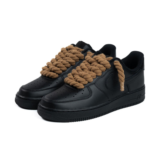 Nike Air Force 1 Low '07 Black / Brown Rope