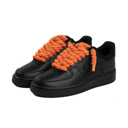 Nike Air Force 1 Low '07 Black / Orange Rope