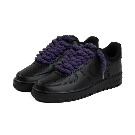 Nike Air Force 1 Low '07 Black / Purple Rope