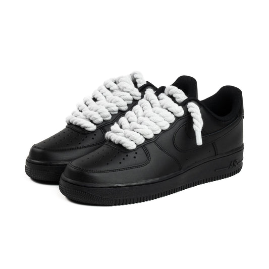 Nike Air Force 1 Low '07 Black / White Rope
