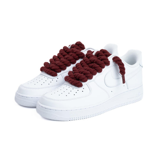 Nike Air Force 1 Low '07 White / Burgundy Rope