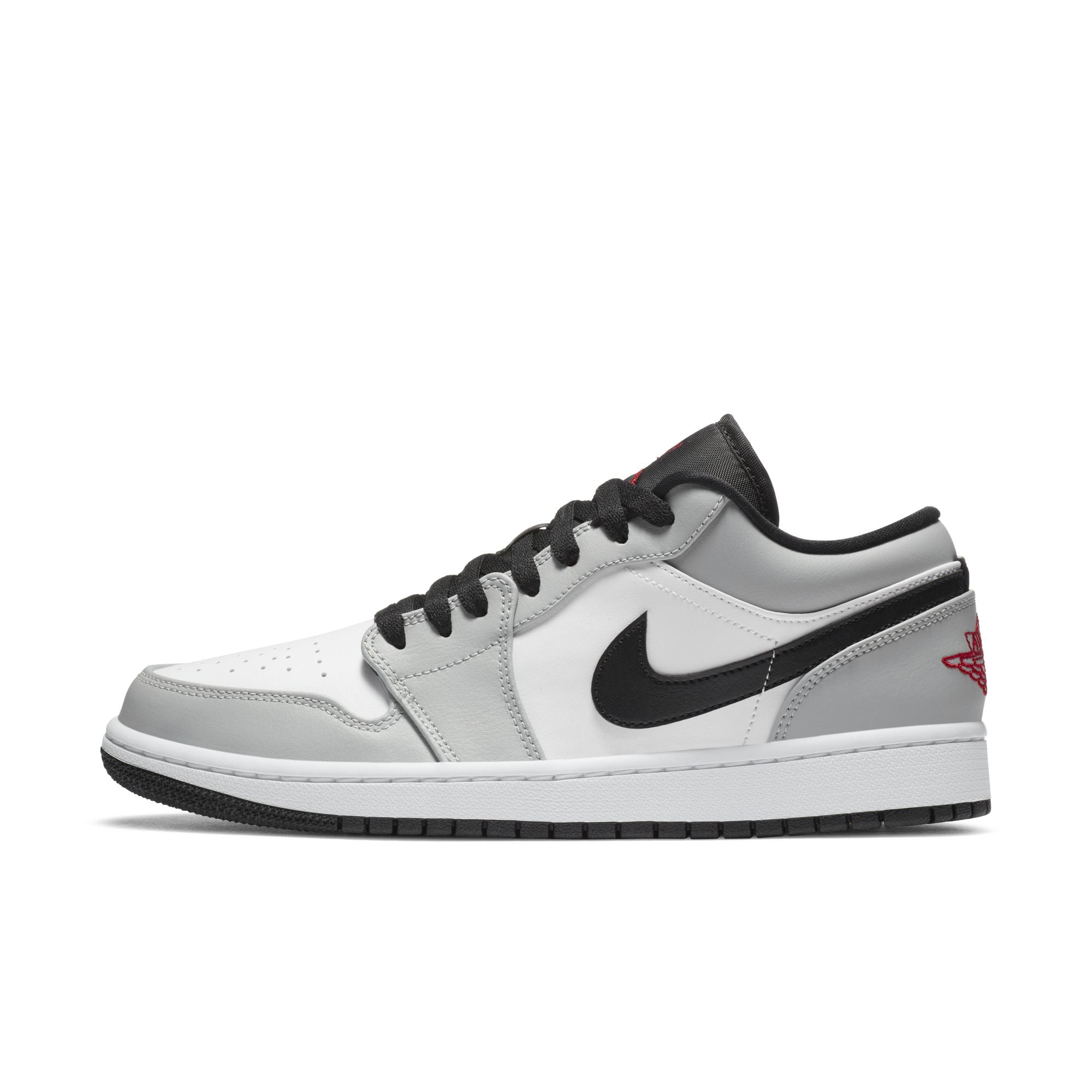 air jordan 1 light smoke grey low on feet
